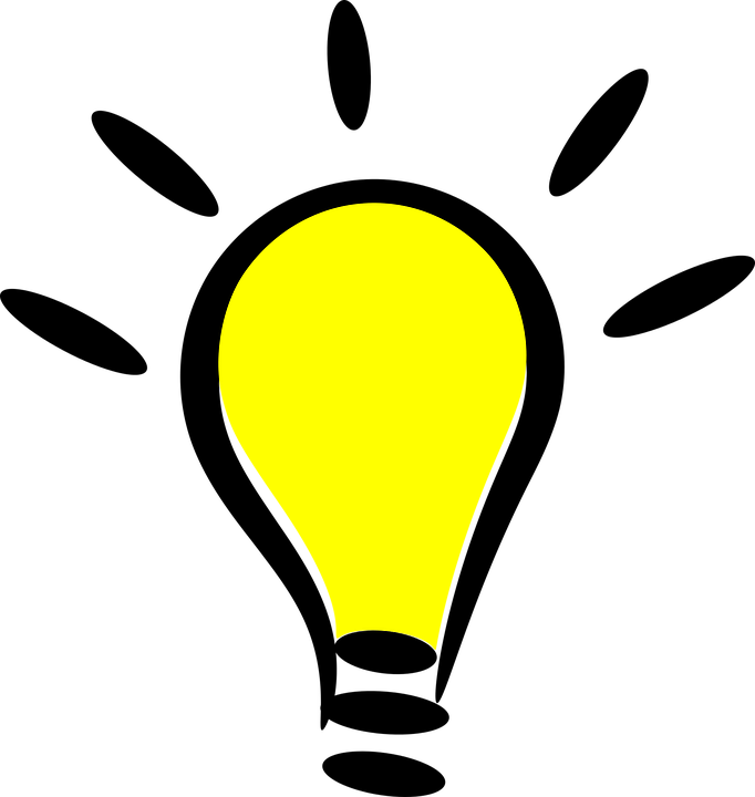 Student Assembly Resolution Interest - Light Bulb Clipart Png (728x769)