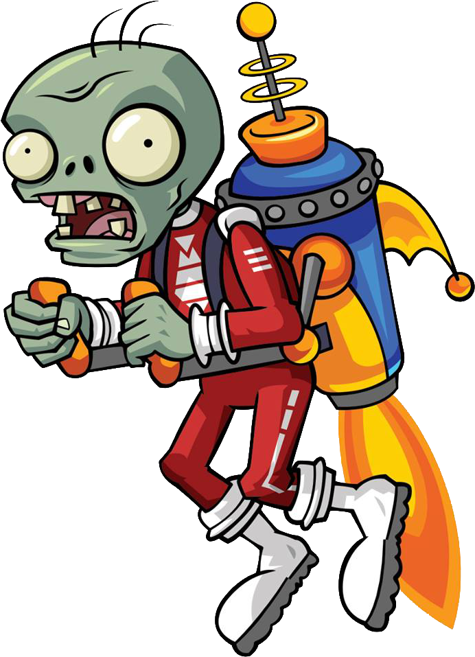 Imágenes De Plants Vs Zombies - Plants Vs Zombies Jetpack (700x960)