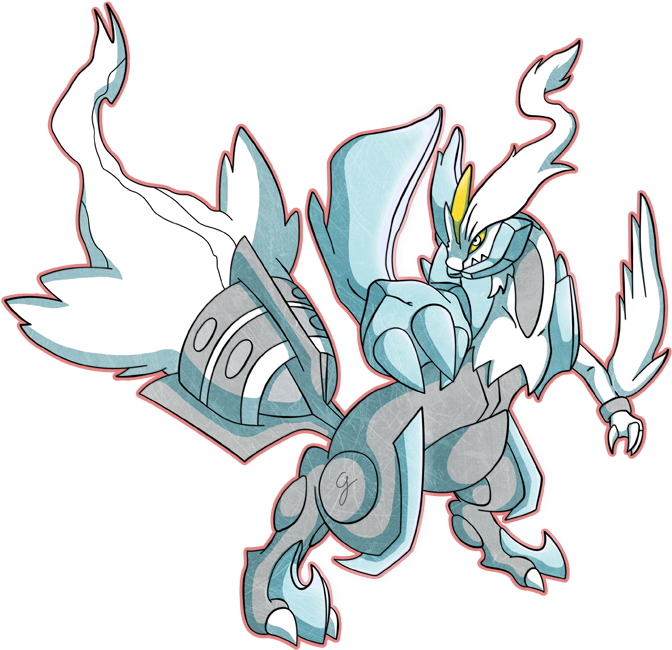 Frozen Dragon By Light-arya On Clipart Library - Kyurem (800x758)