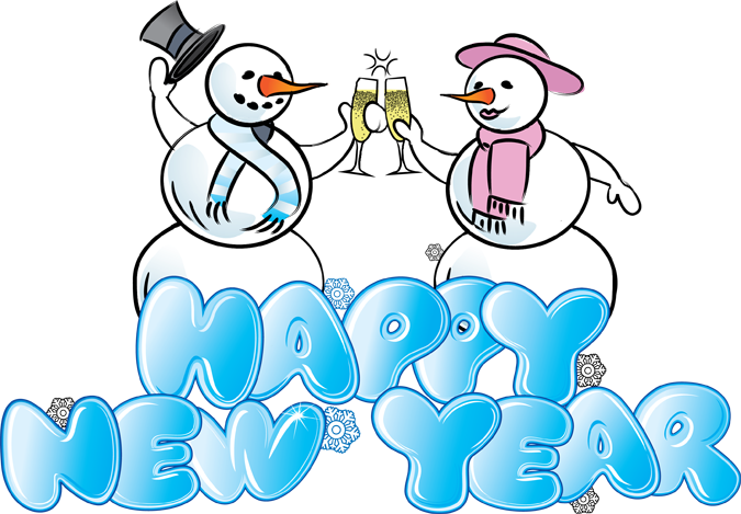 Most Popular Happy New Year Clipart 2018 Images With - Happy New Year Clip Art (675x469)
