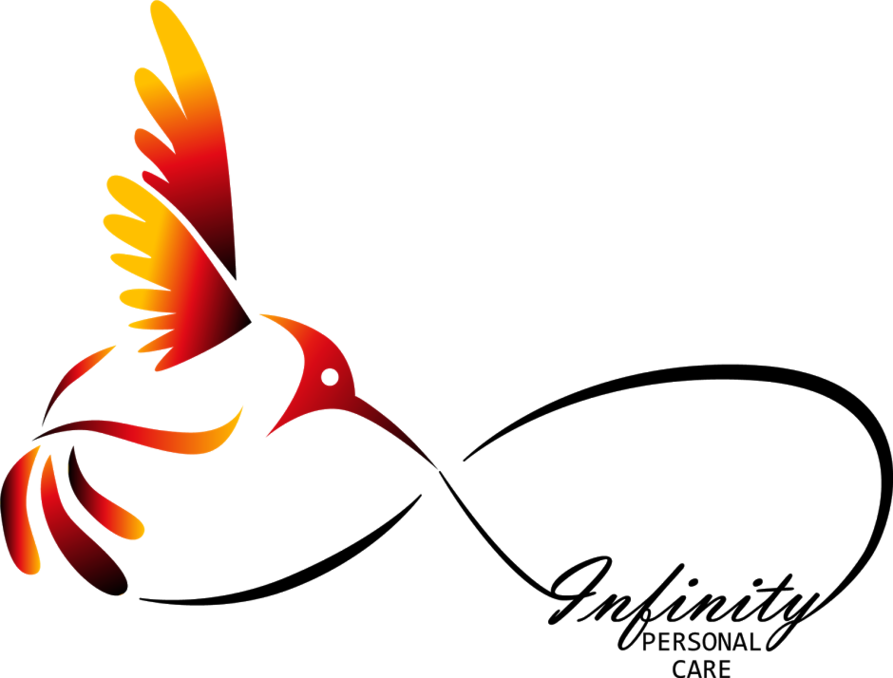Infinity Personal Care Clipart - Infinity Symbol With Hummingbird (893x678)