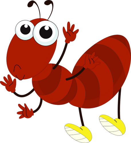 Obrázek Mraveneček Ke Stažení - Cartoon Ant Transparent (457x500)