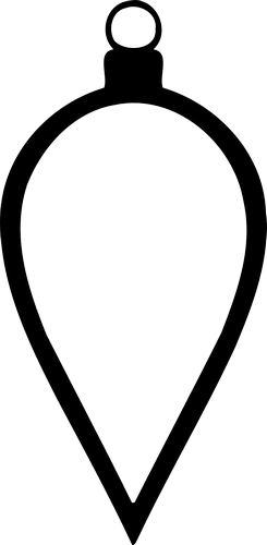 Vektorový Obrázek, Ilustrační Klipart Bílá Ozdoba Zdarma - Kerstbal Tekening (245x500)