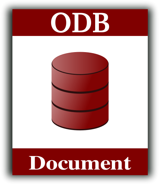 Database Icon Png Images - Icono Del Documento De Texto Open Office (693x800)