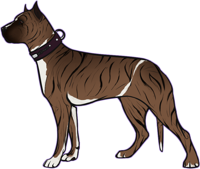 Great Dane Art Clip Art - Great Dane Art Clip Art (869x735)