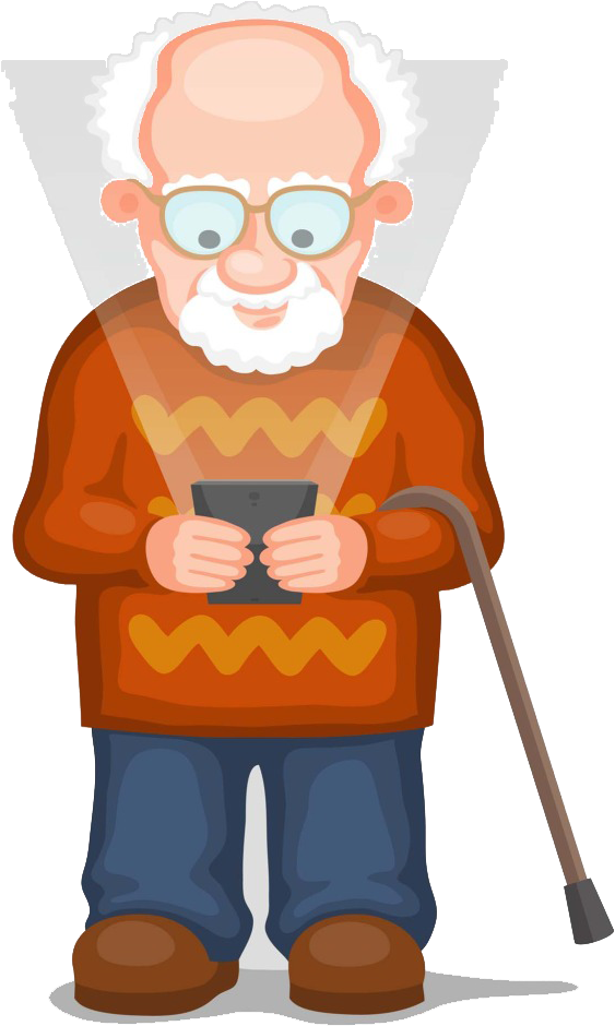 Old Age Mobile Phone Clip Art - Old Age Mobile Phone Clip Art (1024x1024)