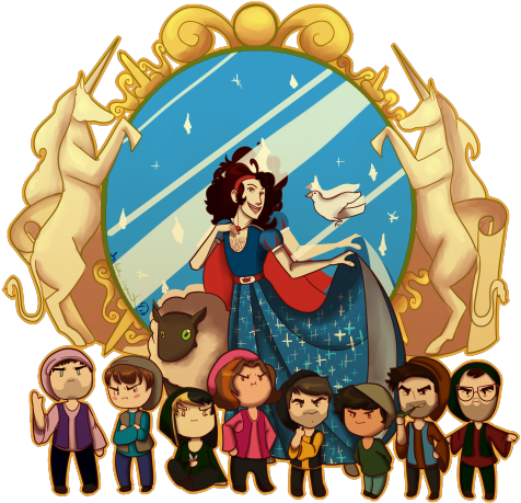 Snow Dan And The 7 8 Grumps - Game Grumps (500x478)