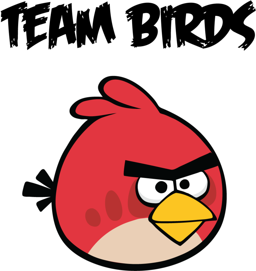 Team Birds By Decor8rgirl Team Birds By Decor8rgirl - Angry Birds Clip Art (900x940)