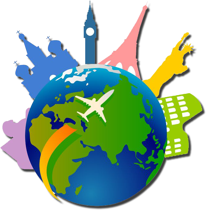 Travel Consult - Clip Art Travel World (687x697)