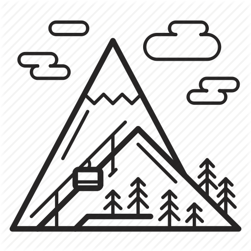 2 Kbyte, Desk, > P - Mountain Ski Icon Png (512x512)