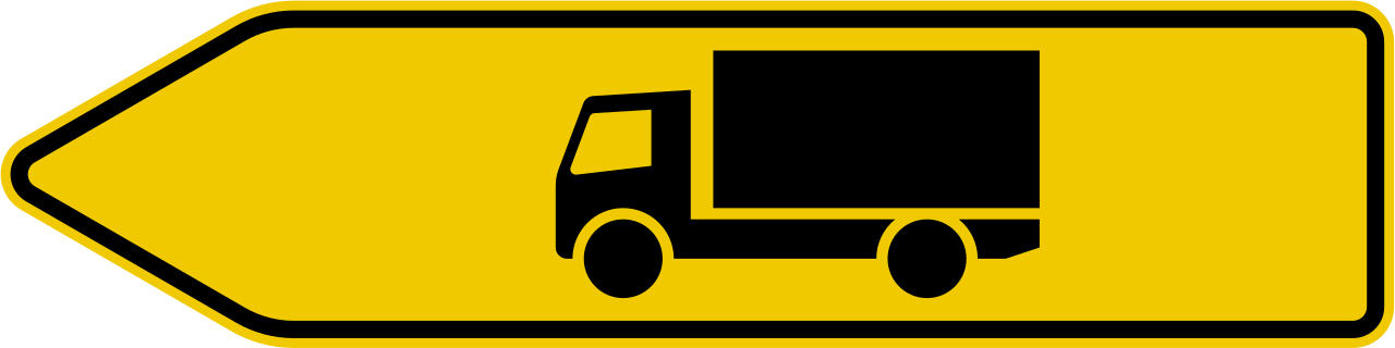 Wegweiser Für Lastkraftwagen , Stvo - Verkehrszeichen - Stvo Verbot Für Lastkraftwagen Über (1280x320)