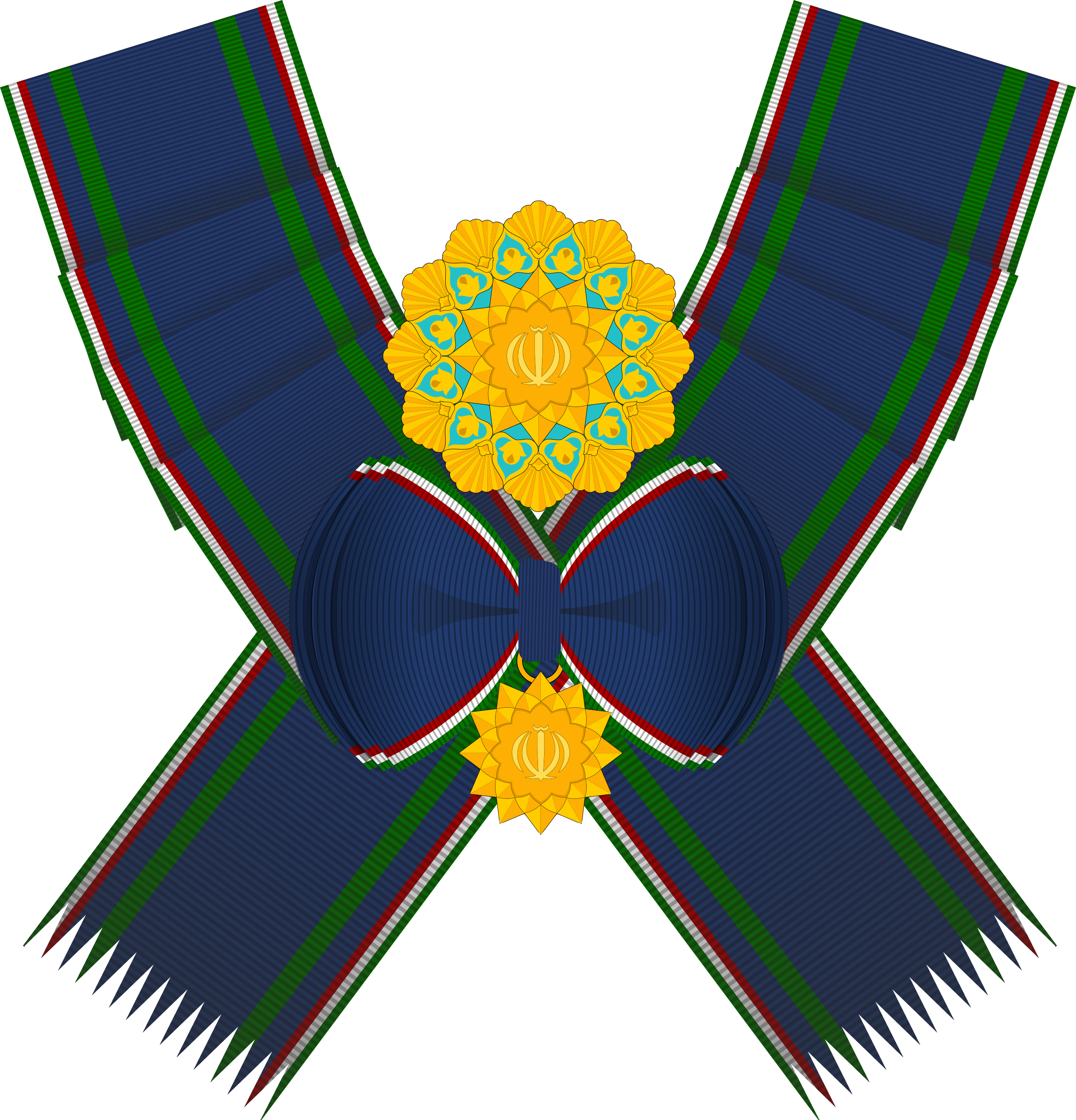 Islamic Republic Medal Of Honor - اعطای نشان های دولتی توسط رعیس جمهور (2632x2741)