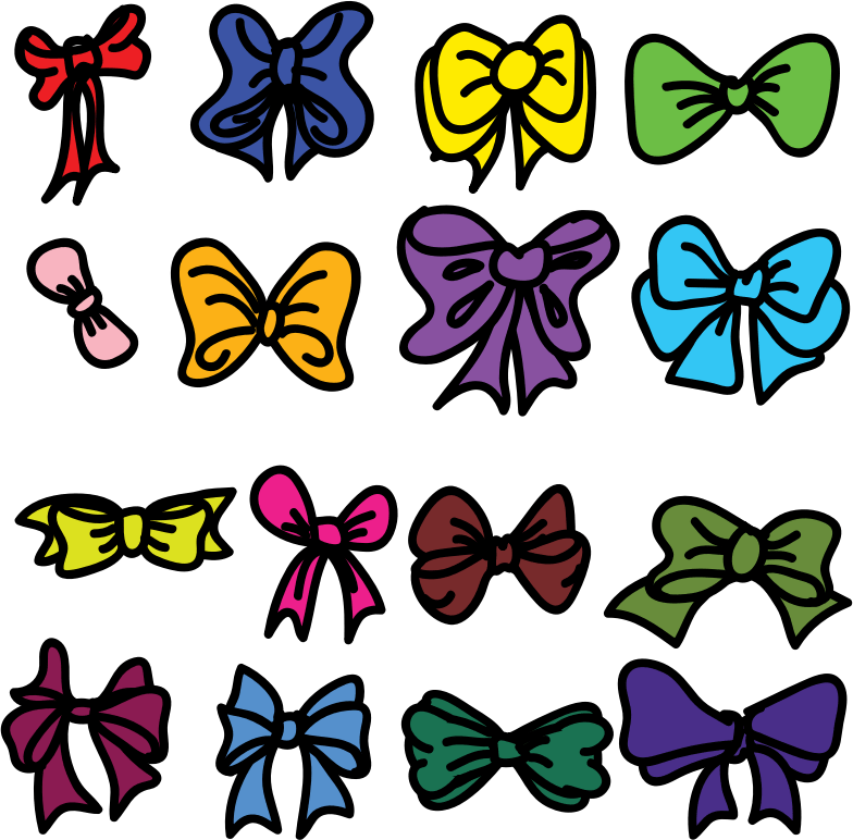 Click Here To Select Gift Basket Decorations - Bows Clipart (784x772)