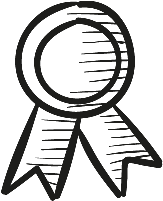 Honor Badge Vector - Icon (400x400)