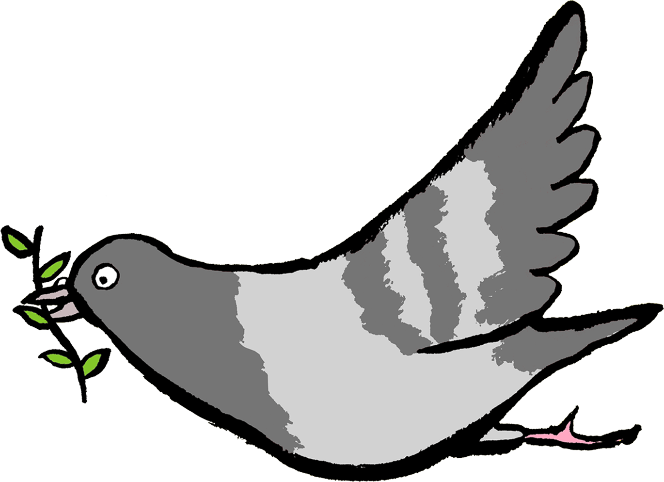 Dove Clipart Jean - Poster About The Song Imagine By John Lennon (1370x994)