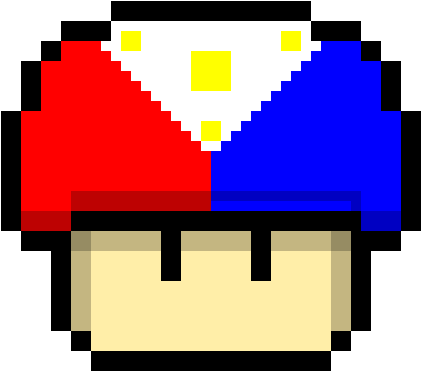 Philippine Mushroom - Png Mario Bros Pixel (520x470)