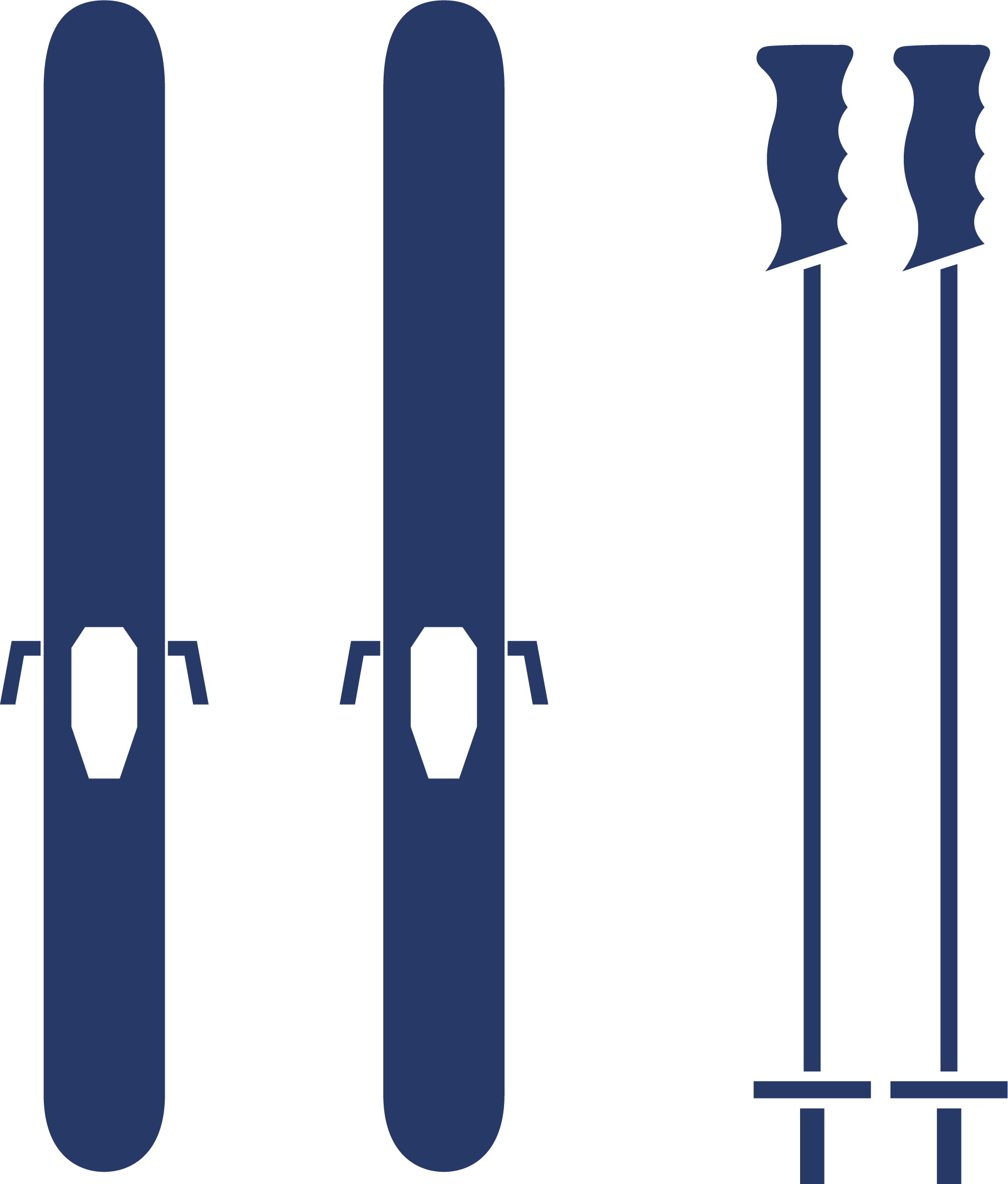 Hire Of Advanced Skis - Skiing (1818x2134)