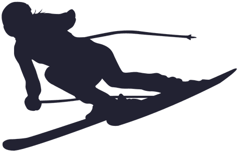 Ski Transparent Png Or - Girl Skier Silhouette Png (512x512)