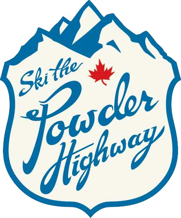 Ski Fernie & Kicking Horse On The Powder Highway - Ski The Powder Highway Sign (374x450)