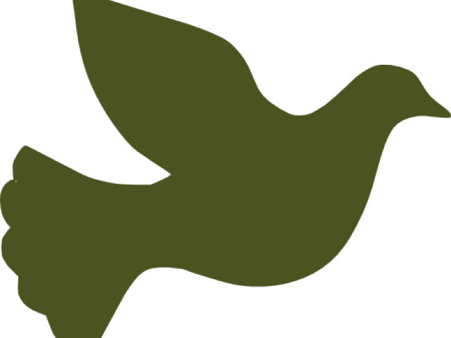 Mosaic Clipart Dove - Dove Silhouette (640x480)