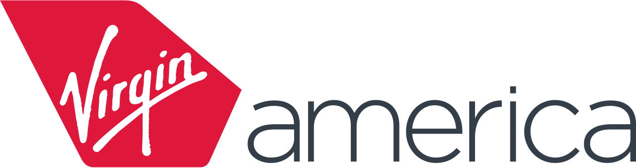 Airline - Virgin America Airlines Logo (1280x338)