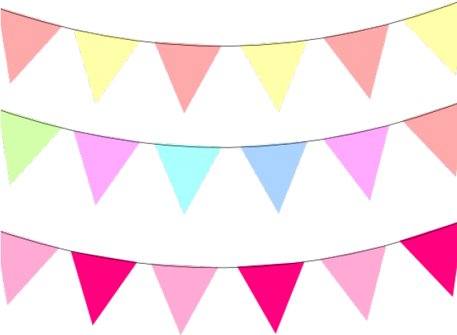 Flag Clipart Happy Birthday - Birthday Flag Banner Clipart (640x480)