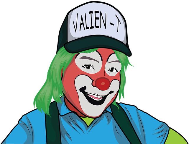 Joker Evil Clown Circus Comedian - Clip Art Of Clown Boy (640x519)