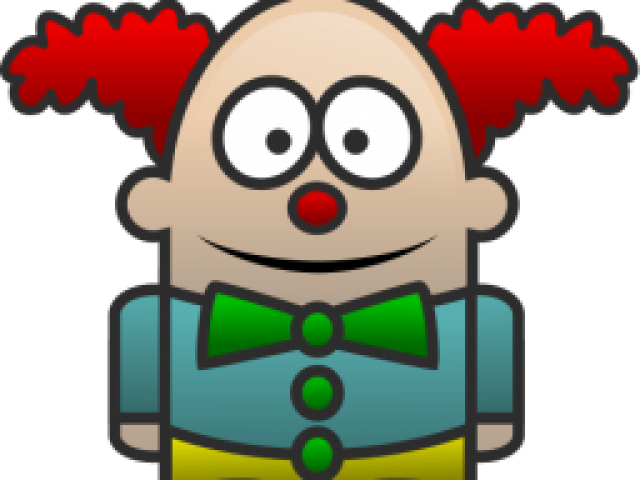 Red Hair Clipart Clown Hair - Love / Heart My Job 1 Inch / 25mm Pin Button Badge (640x480)