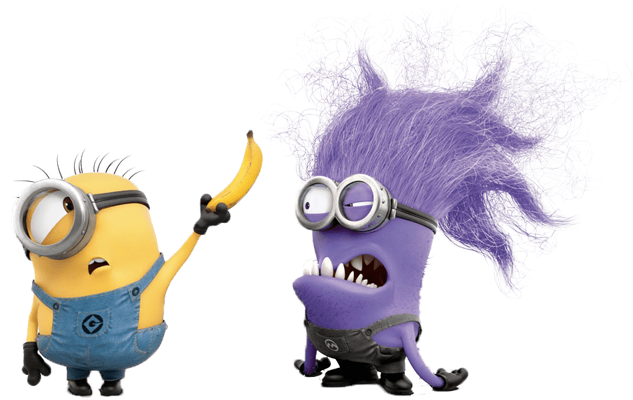 Purple Minion Transparent Png Stickpng At The - Various Marvel & Minions Wall Sticker Vinyl Wall (960x640)