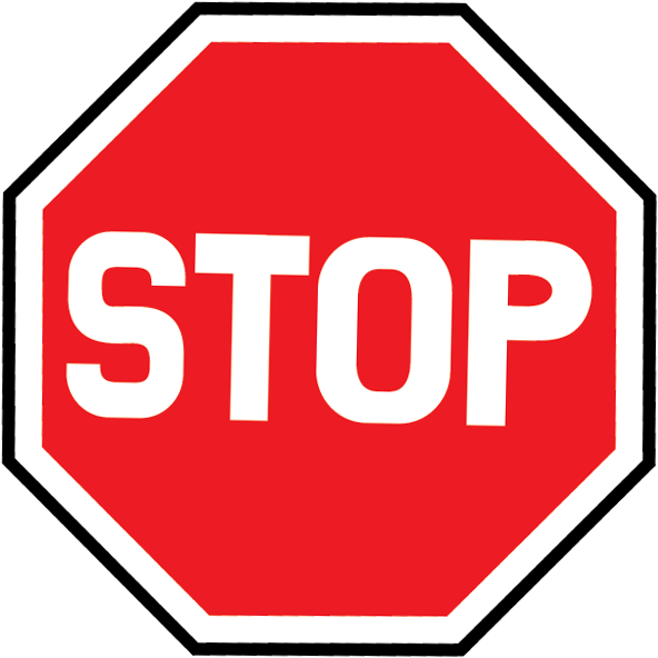 Now, Stop - Stop Sign (606x605)