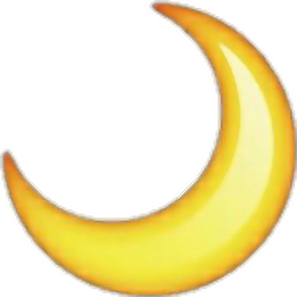 Sticker Emoji Emoticon Stars - Moon And Stars Emoji Png (1024x1024)