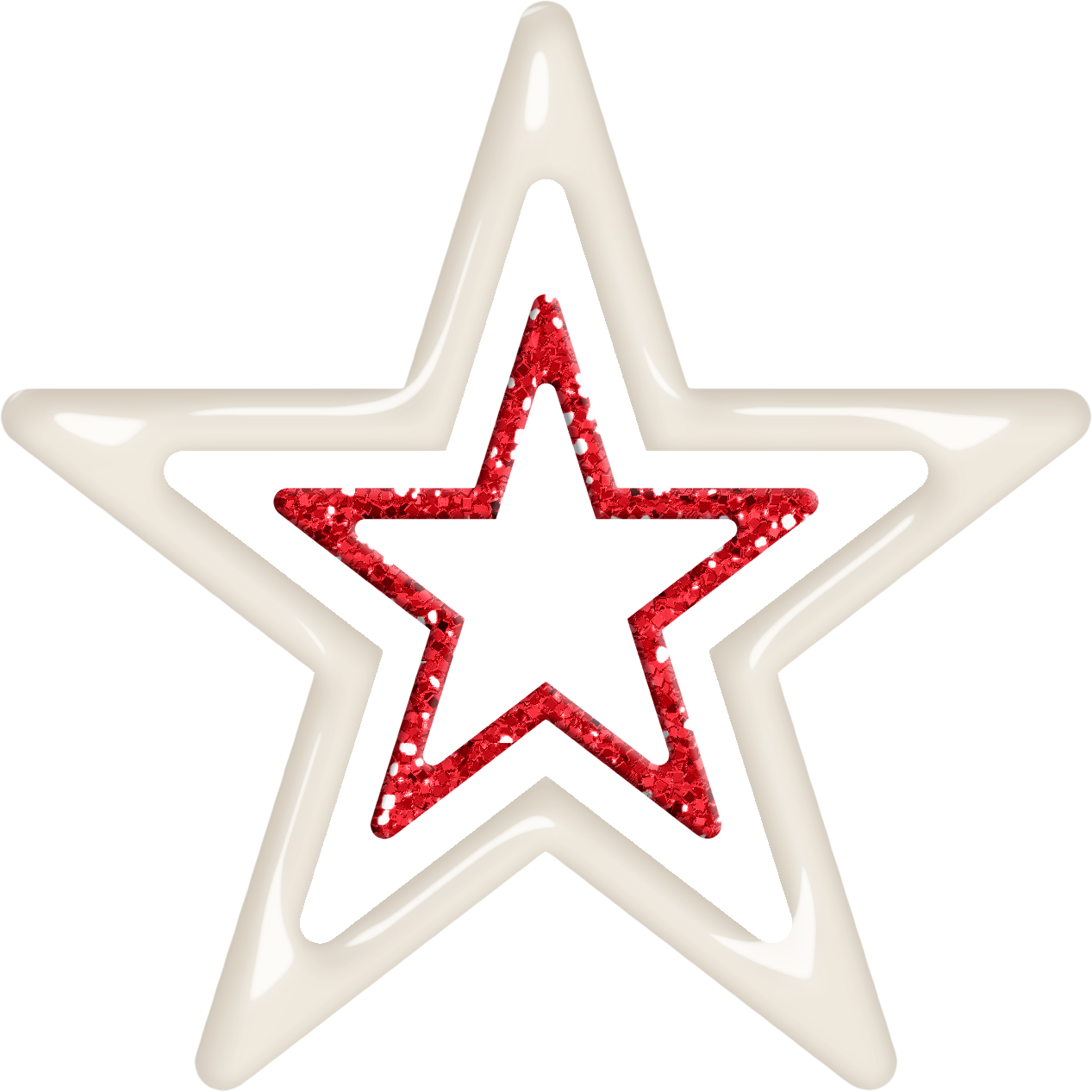 Star Clipart, Stars And Moon, Clip Art, Ribbons, Balloons, - 3 Stars Out Of 4 (1267x1267)