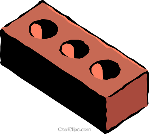 Brick Royalty Free Vector Clip Art Illustration - Brick (480x434)