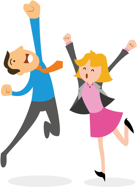 Happy Cartoon Person Clipart Transparent Png Images - Happy People Cartoon Png (540x739)