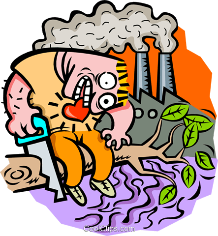 Environment Concern Royalty Free Vector Clip Art Illustration - Clip Art (443x480)