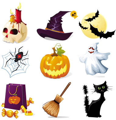 Solar Day,earthly Concern,sidereal - Halloween Elements Free (400x400)