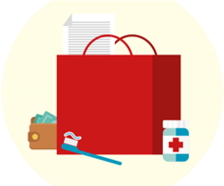 Have You Heard Of The Red Bag Initiative - Illustration (500x383)