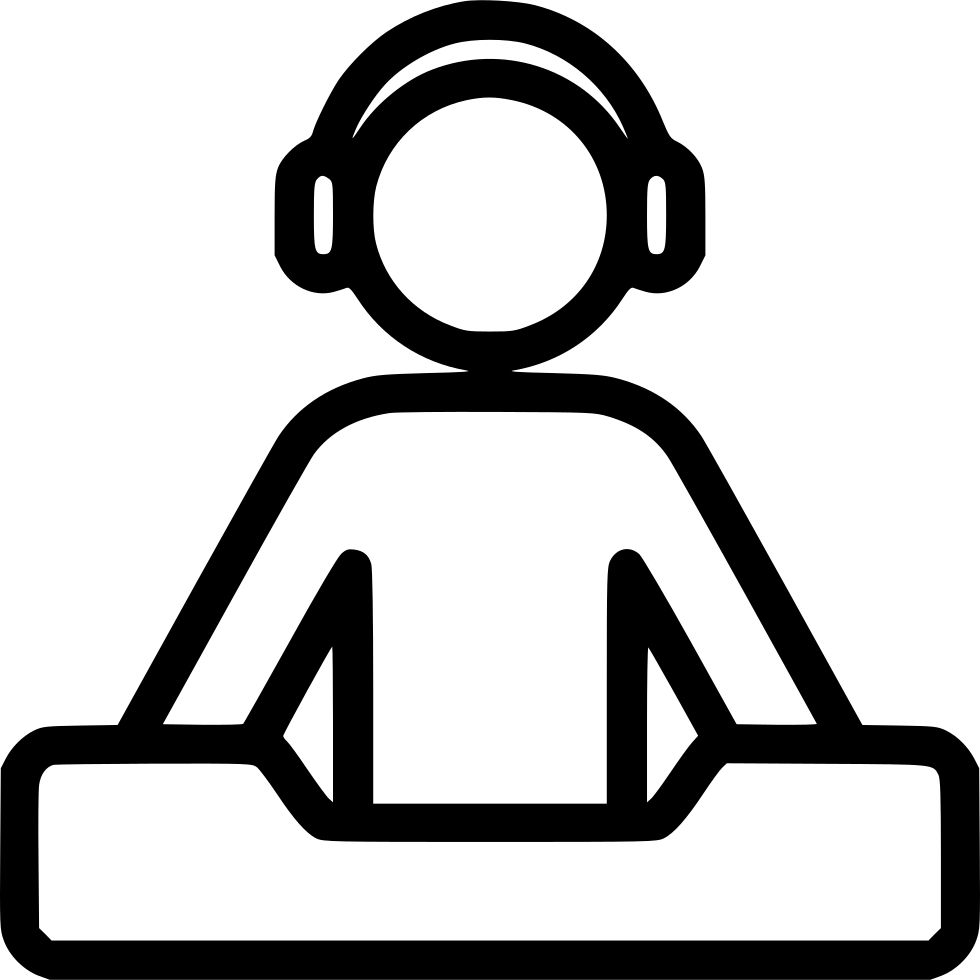 Jpg Transparent Download Dj Svg Png Icon Free Download - Dj .ico -  (980x980) Png Clipart Download