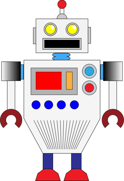 Robot Computer Icons Drawing Download Blog - Clip Art (514x749)