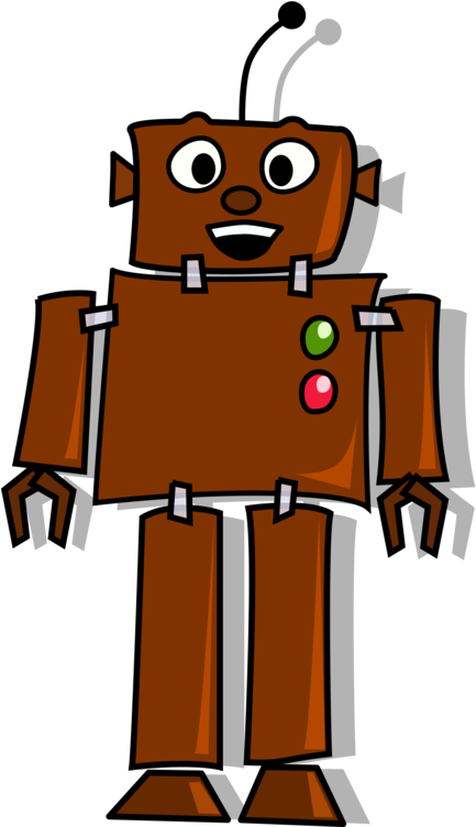 Robot Line Art Drawing Computer Icons - Robot Clip Art (750x750)