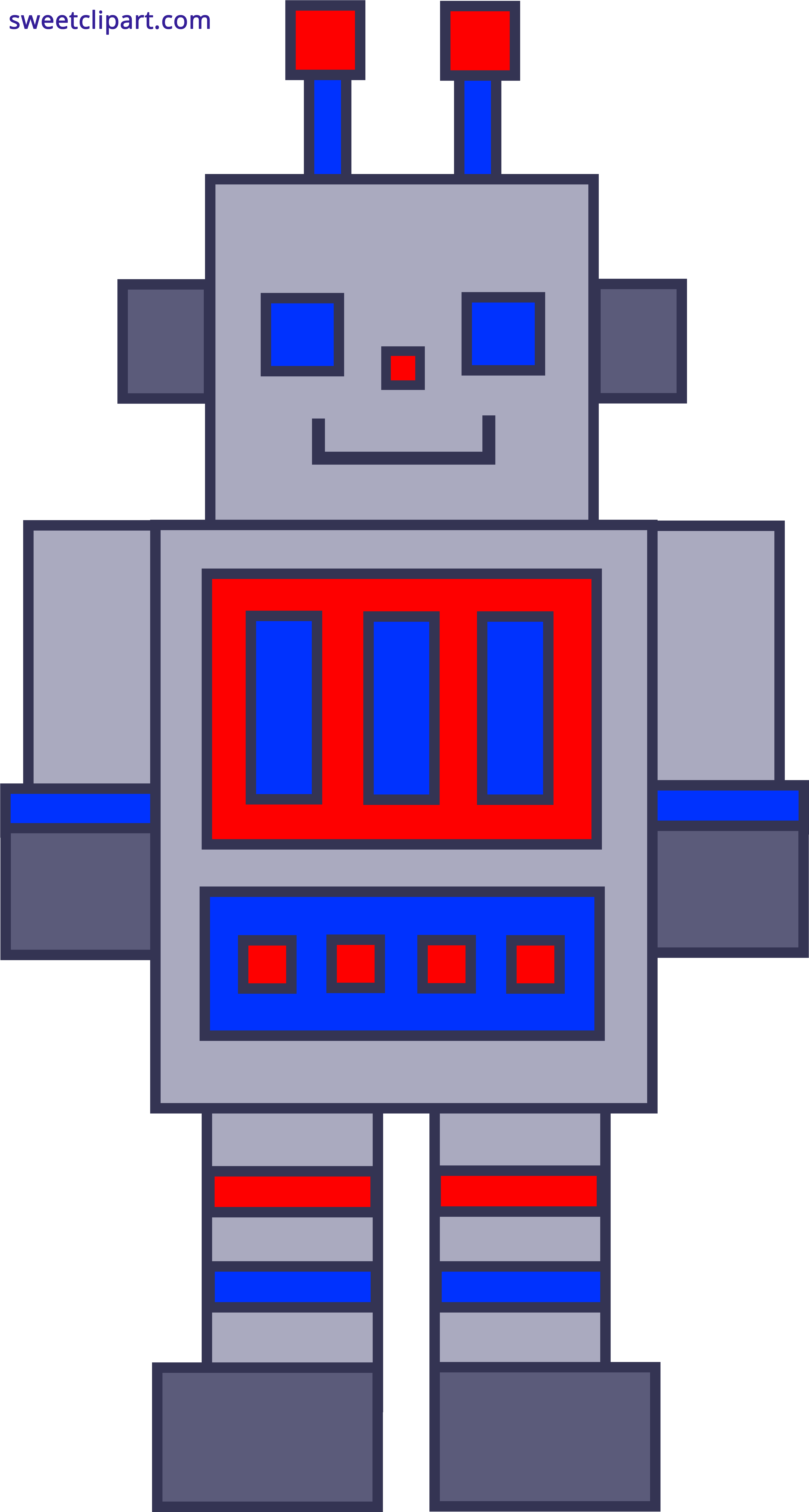 Clipart Free Library Clipart Robot - Robot Clipart (4692x7354)