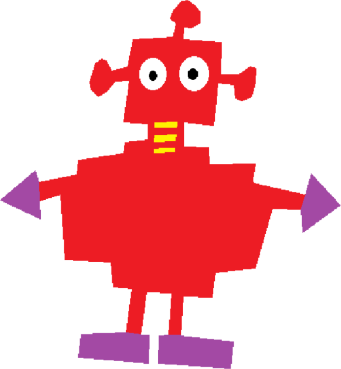 Robot And Monster Droide Nickelodeon Dave Pressler - Clip Art (694x750)