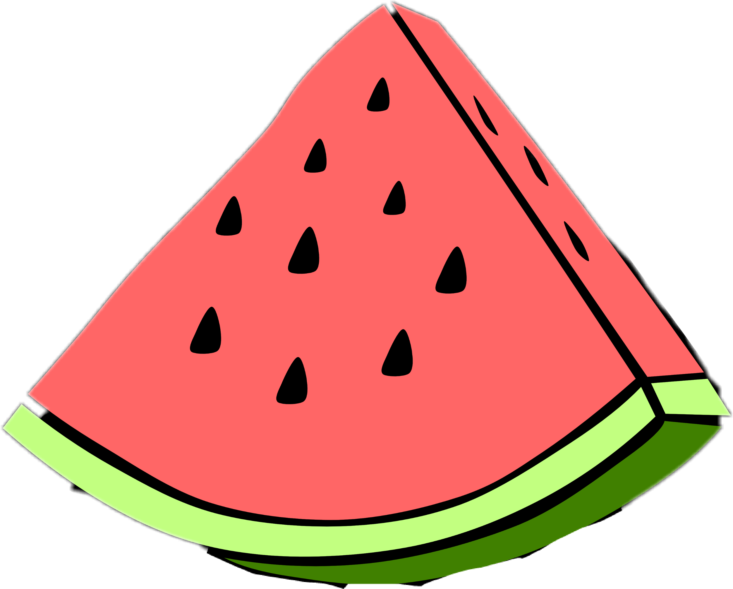 Clip Art Transprent Png Free Download Melon - Watermelon Clip Art (2505x2013)
