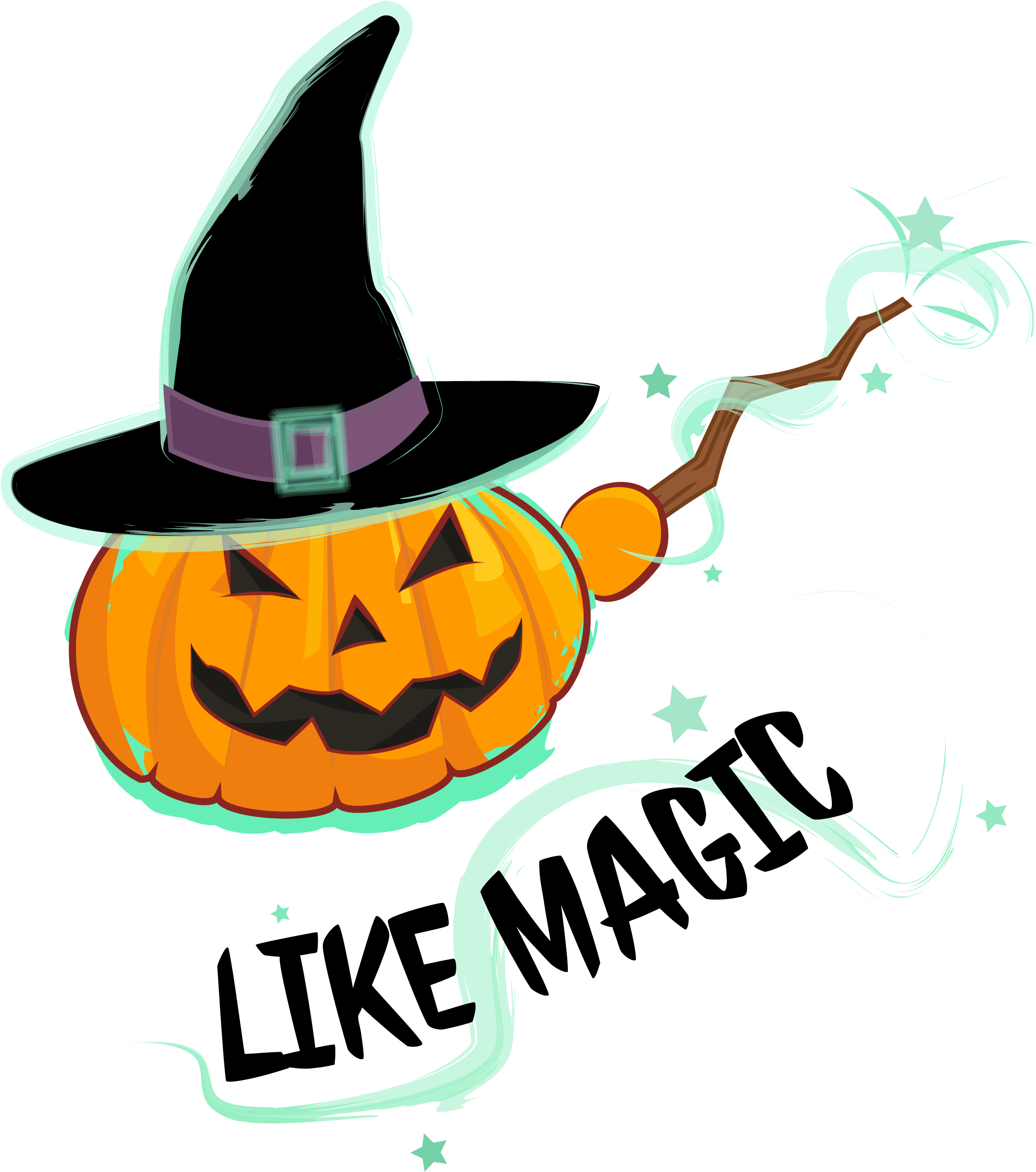 There Is Magic In The Night When Pumpkins Glow By Moonlight - Jack-o'-lantern (2481x3508)