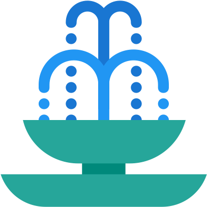 Fountain, Water Icon - Fountain Icon (512x512)