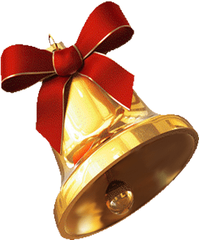 Gold Christmas Transparent Background - Christmas Bells Transparent Background (300x400)