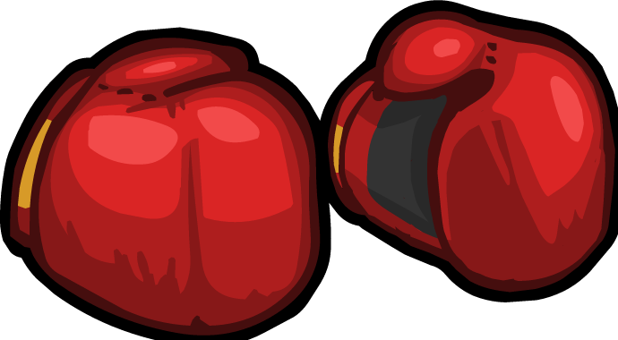 Clipart Transparent Download Boxing Bell Png Transparent - Boxing Glove Pixel Png (690x380)