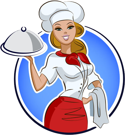 Best Cooking Recipes In The World - Cartoon Chef Female Png (500x519)