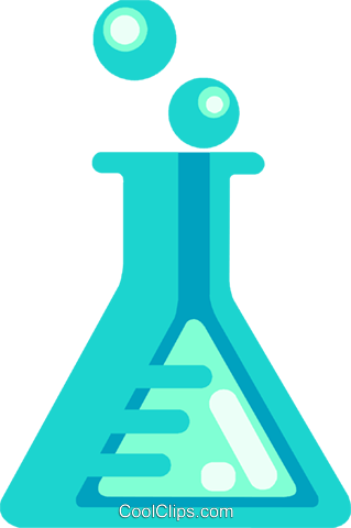 Bubbling Beaker Royalty Free Vector Clip Art Illustration - Graphic Design (319x480)