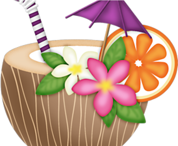 Drink Clipart Luau - Fiesta Hawaiana Png (640x480)